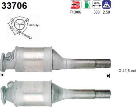 AS 33706 - Катализатор vvparts.bg