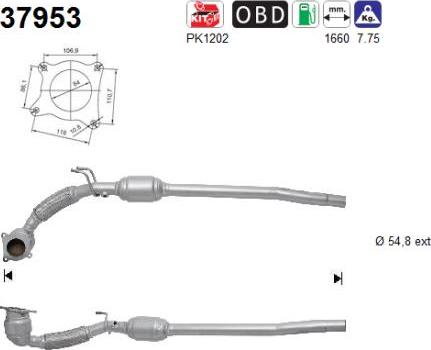 AS 37953 - Катализатор vvparts.bg