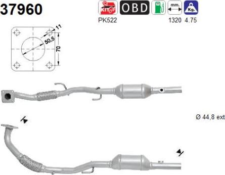 AS 37960 - Катализатор vvparts.bg