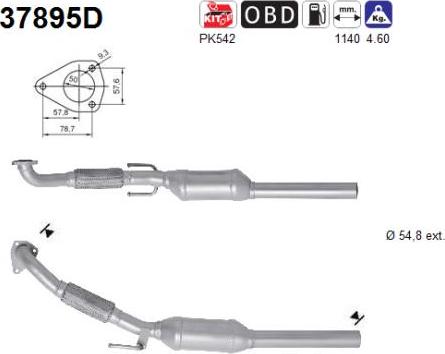 AS 37895D - Катализатор vvparts.bg