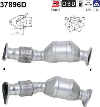 AS 37896D - Катализатор vvparts.bg