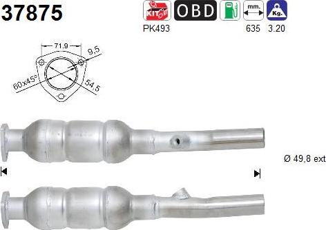 AS 37875 - Катализатор vvparts.bg