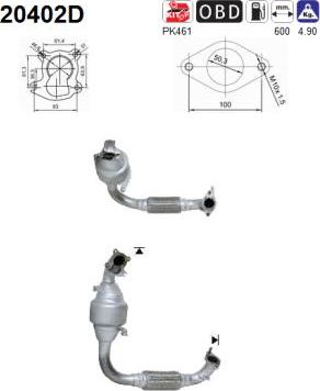 AS 20402D - Катализатор vvparts.bg