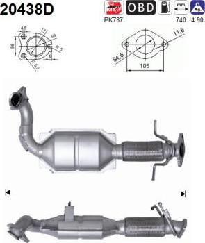 AS 20438D - Катализатор vvparts.bg