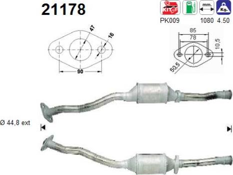 AS 21178 - Катализатор vvparts.bg