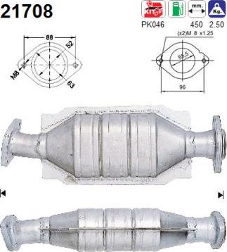 AS 21708 - Катализатор vvparts.bg