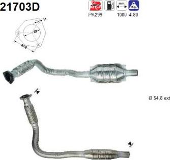 AS 21703D - Катализатор vvparts.bg