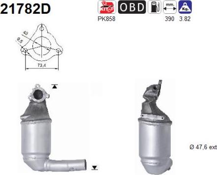 AS 21782D - Катализатор vvparts.bg