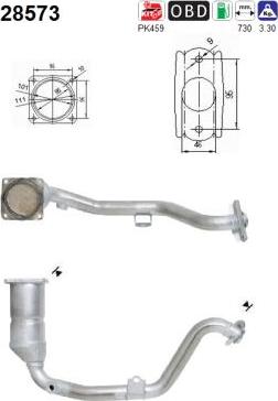 AS 28573 - Катализатор vvparts.bg