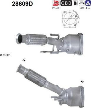 AS 28609D - Катализатор vvparts.bg