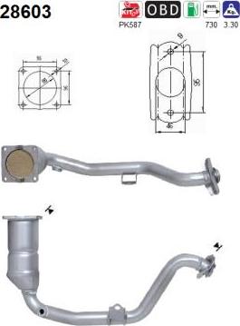 AS 28603 - Катализатор vvparts.bg