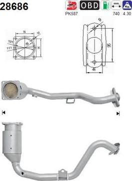 AS 28686 - Катализатор vvparts.bg