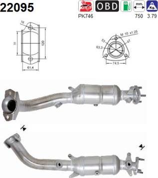 AS 22095 - Катализатор vvparts.bg