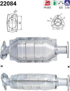 AS 22084 - Катализатор vvparts.bg