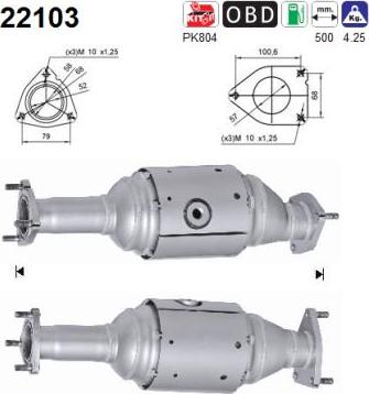 AS 22103 - Катализатор vvparts.bg