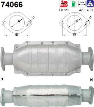 AS 74066 - Катализатор vvparts.bg