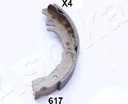 Ashika 55-06-617 - Комплект спирачна челюст vvparts.bg