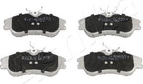 Ashika 50-00-0643 - Комплект спирачно феродо, дискови спирачки vvparts.bg