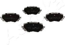 Ashika 50-03-3001 - Комплект спирачно феродо, дискови спирачки vvparts.bg
