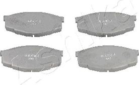 Ashika 50-02-232 - Комплект спирачно феродо, дискови спирачки vvparts.bg