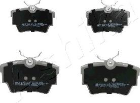 Ashika 51-01-109 - Комплект спирачно феродо, дискови спирачки vvparts.bg