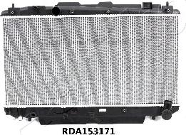 Ashika RDA153171 - Радиатор, охлаждане на двигателя vvparts.bg