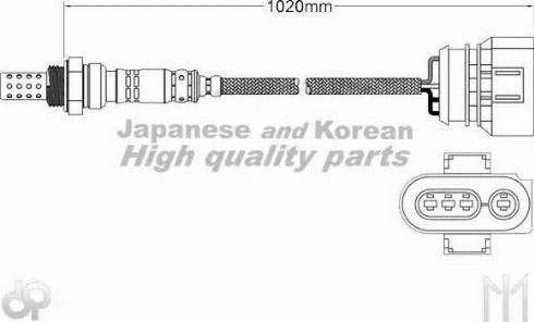 Ashuki 9200-49110 - Ламбда-сонда vvparts.bg