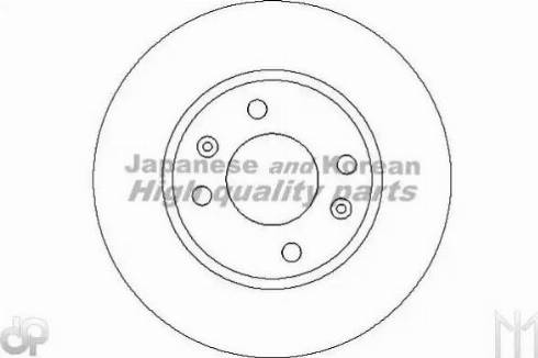 Ashuki 0990-8250 - Спирачен диск vvparts.bg