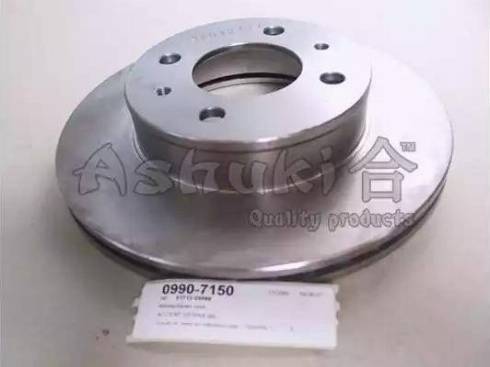 Ashuki 0990-7150 - Спирачен диск vvparts.bg