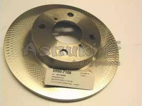 Ashuki 0990-7108 - Спирачен диск vvparts.bg