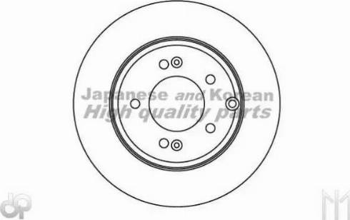 Ashuki 0993-5150 - Спирачен диск vvparts.bg