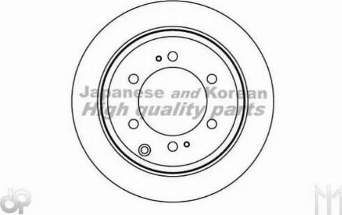 Ashuki 0993-3302 - Спирачен диск vvparts.bg