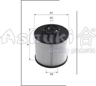 Ashuki 0399-9090 - Горивен филтър vvparts.bg