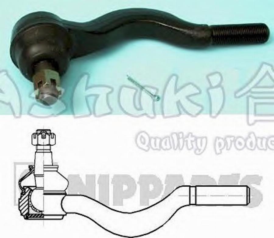 Ashuki 1446-6205 - Накрайник на напречна кормилна щанга vvparts.bg