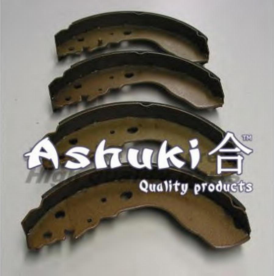 Ashuki 1050-9250 - Комплект спирачна челюст, ръчна спирачка vvparts.bg