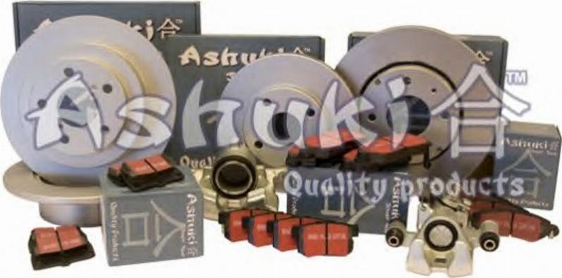 Ashuki 1050-4350 - Комплект спирачна челюст, ръчна спирачка vvparts.bg