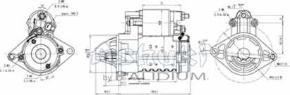 Ashuki ASH17-1001 - Стартер vvparts.bg