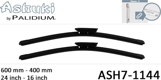 Ashuki ASH7-1144 - Перо на чистачка vvparts.bg