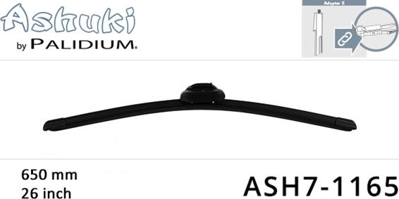 Ashuki ASH7-1165 - Перо на чистачка vvparts.bg