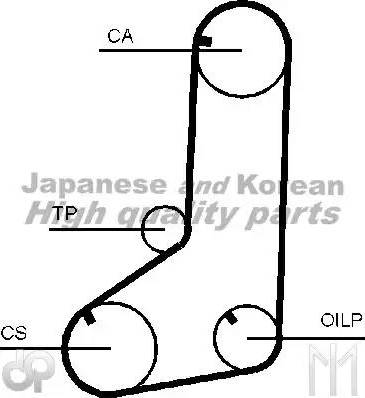 Ashuki C751-31 - Ангренажен ремък vvparts.bg