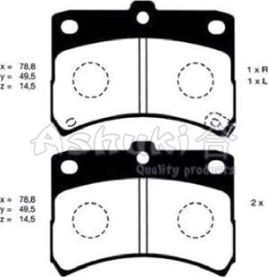 Metzger 072302 - Комплект спирачно феродо, дискови спирачки vvparts.bg