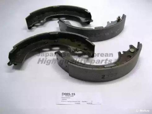 Ashuki D085-15 - Комплект спирачна челюст vvparts.bg