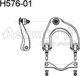 Ashuki H576-01 - Носач, окачване на колелата vvparts.bg