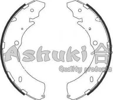 Ashuki IS015-01 - Комплект спирачна челюст vvparts.bg