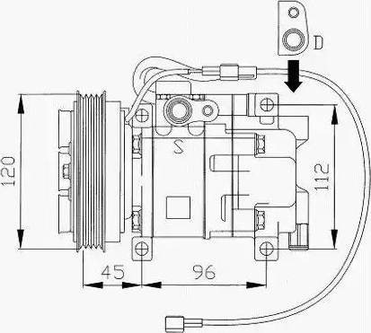 Ashuki M550-03 - Компресор, климатизация vvparts.bg