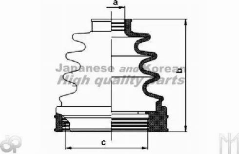 Ashuki N039-05 - Маншон, полуоска vvparts.bg