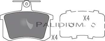 Ashuki P1-1411 - Комплект спирачно феродо, дискови спирачки vvparts.bg