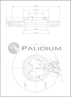 Ashuki P330-252 - Спирачен диск vvparts.bg