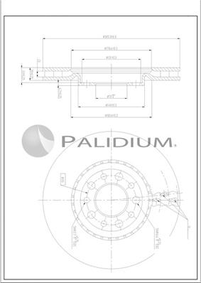 Ashuki P330-265 - Спирачен диск vvparts.bg