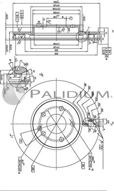 Ashuki P330-267 - Спирачен диск vvparts.bg